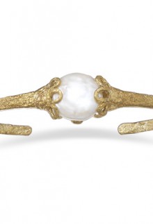 Brass & Pearl Cuff