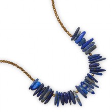 Gold & Lapis Necklace