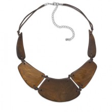 Wood and Shell Necklace