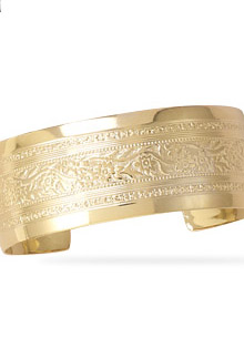 14 Karat Gold Plated Cuff