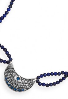 London Blue Tribal Necklace