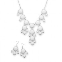 White Bubble Necklace