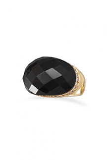 14K Gold & Black Onyx Ring