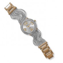 Two Tone Multistrand Watch