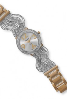 Two Tone Multistrand Watch