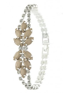 Beige Crystal Bracelet