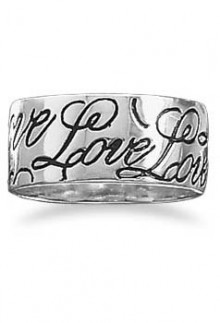 Sterling Silver “Love” Ring